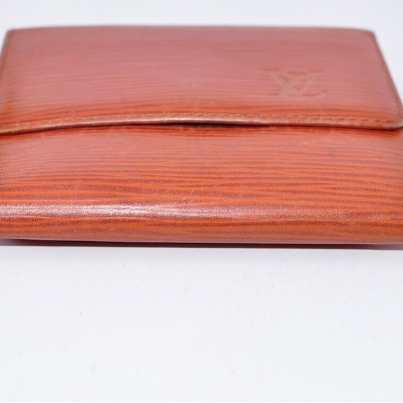 Louis Vuitton LV Epi Compact Tri-Fold Wallet Leather Used Authentic - Picture 2 of 9